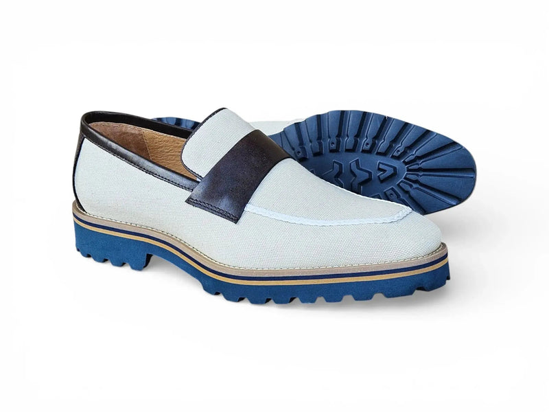 Carrucci Denim Lug Sole Loafer