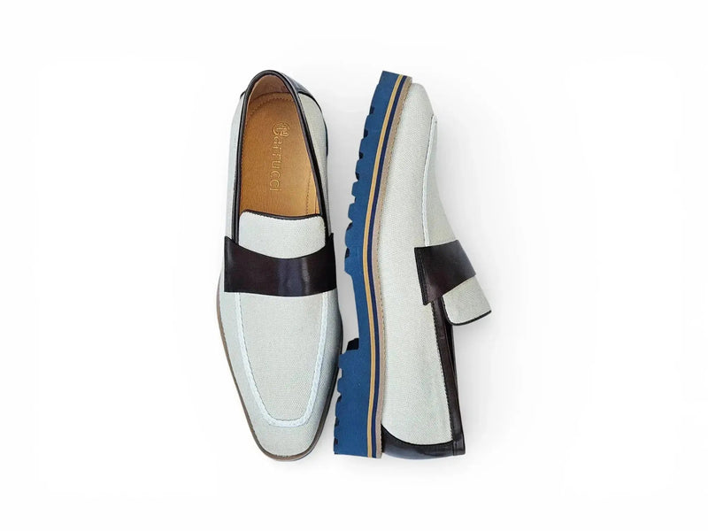 Carrucci Denim Lug Sole Loafer