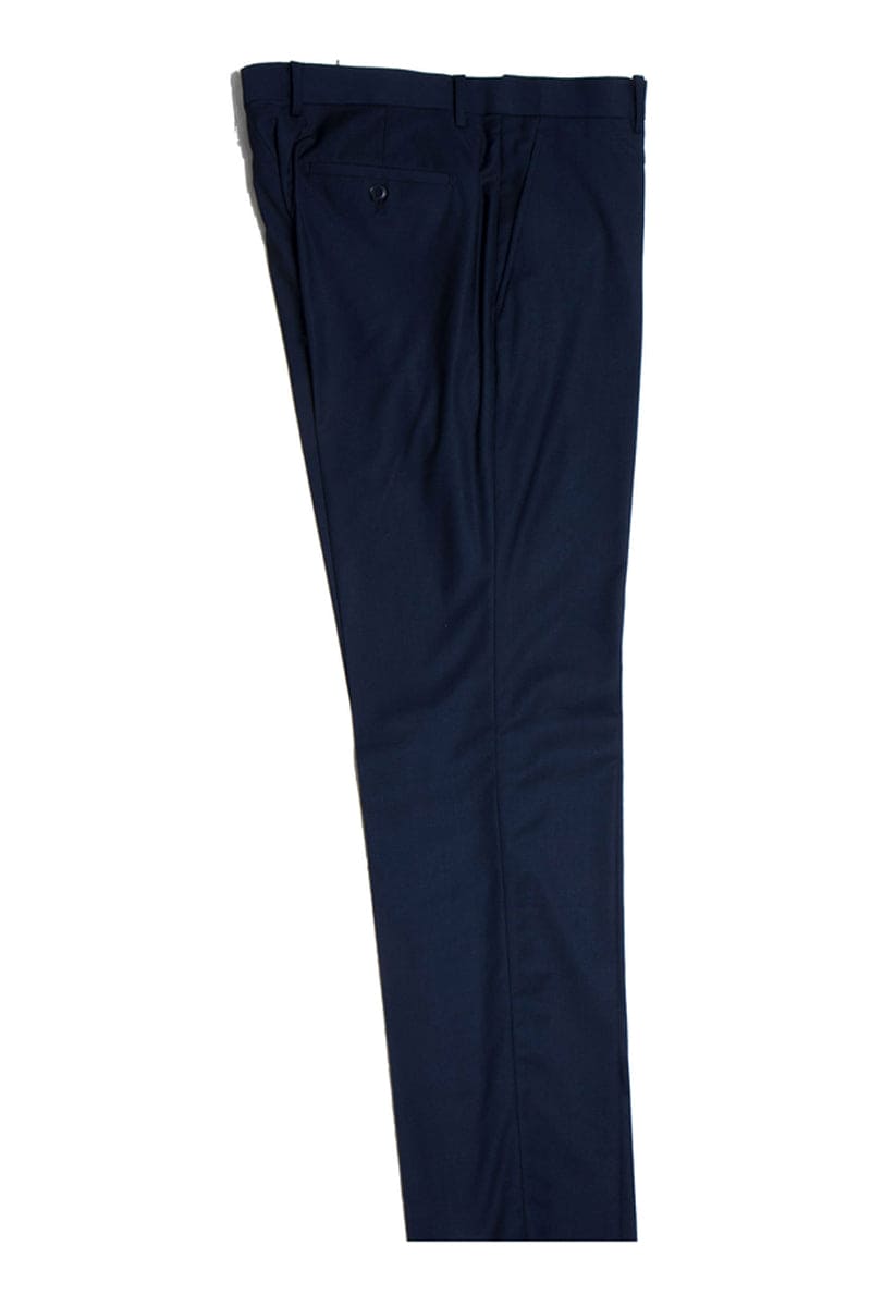 "Mens Stacy Adams Suit -Stacy Adams Suit Men's Two Button Vested Basic Suit in Navy Blue"