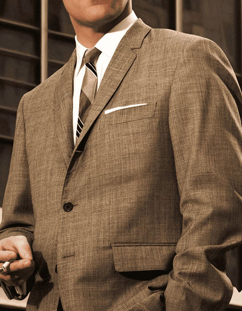 Mens Don Draper Light Grey Suit Costume