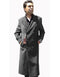 Mens Overcoat -Mens Long Wool Topcoats- Topcoat For Men-Mens Double breasted Overcoat - "Charcal" Double breasted Coat