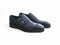Carrucci Burnished Double Monk Shoes - Classic Leather Style