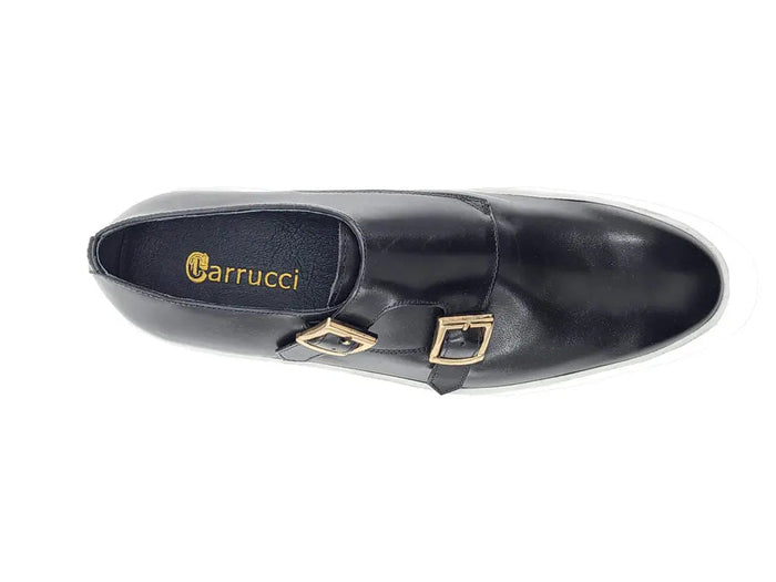 Carrucci Double Monk Strap Leather Sneaker