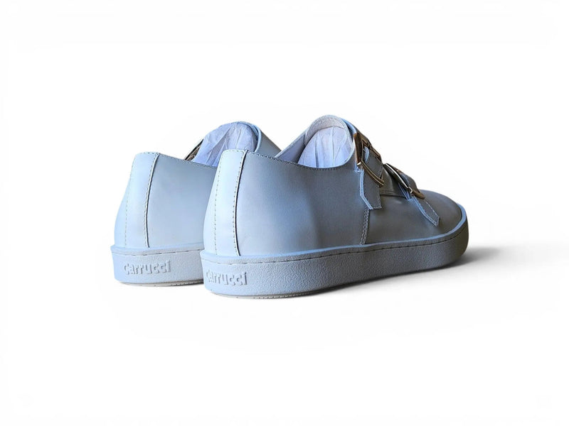 Carrucci Leather Double Monk Strap Sneaker