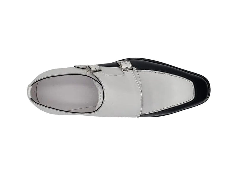 Carrucci Double Monk Strap Two Tone Loafer