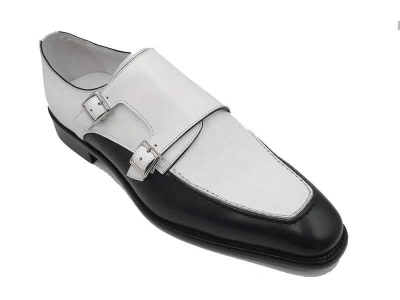 Carrucci Double Monk Strap Two Tone Loafer