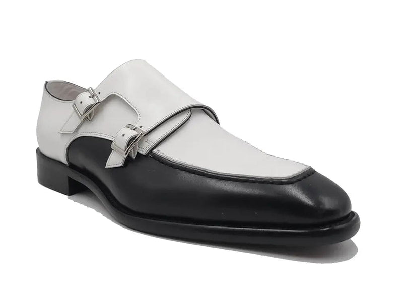 Carrucci Double Monk Strap Two Tone Loafer