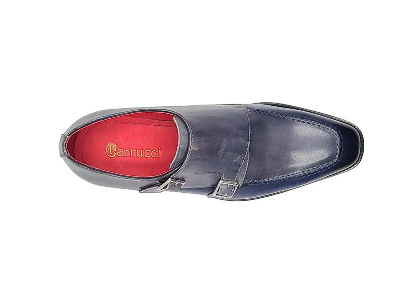 Carrucci Double Monk Strap Two Tone Loafer