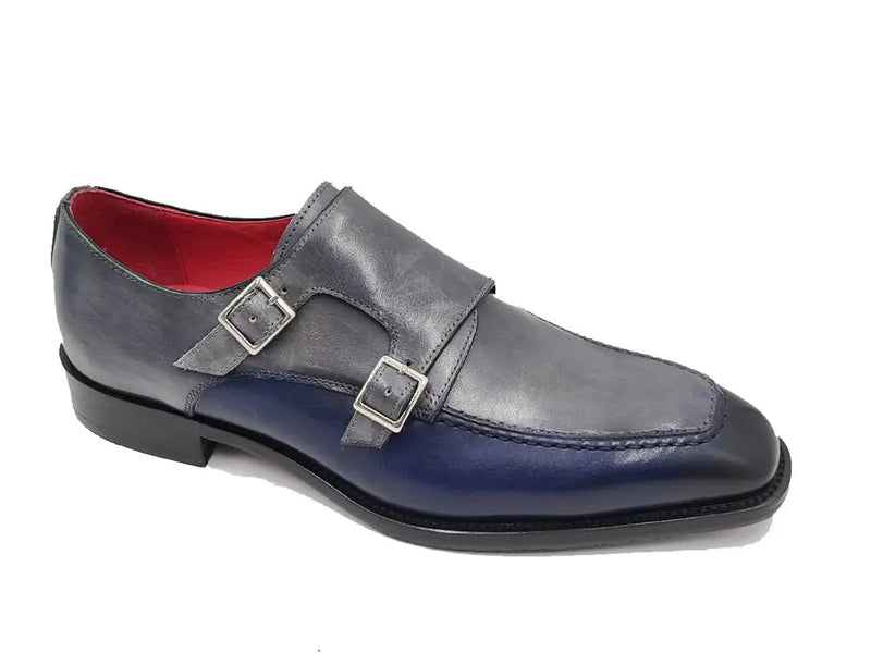Carrucci Double Monk Strap Two Tone Loafer