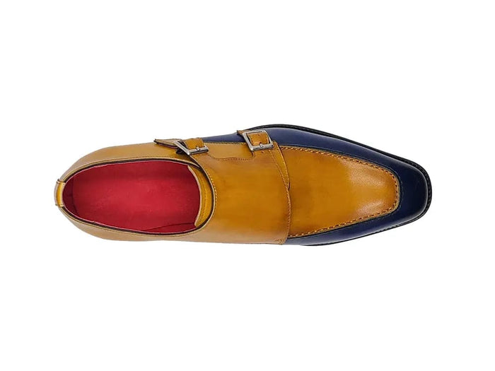 Carrucci Double Monk Strap Two Tone Loafer