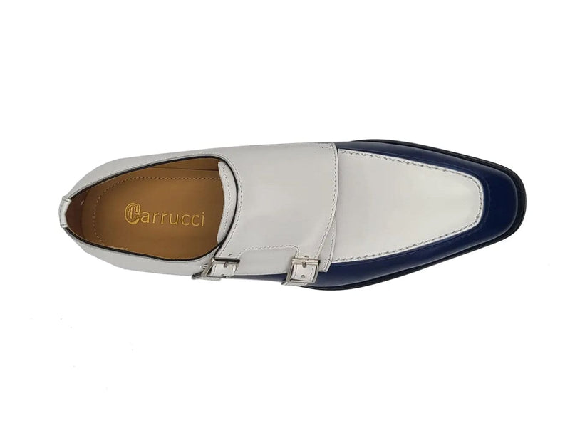 Carrucci Double Monk Strap Two Tone Loafer