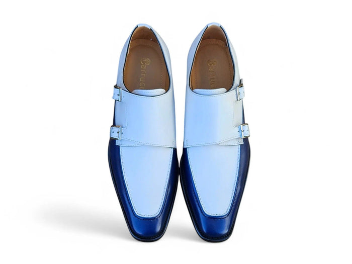 Carrucci Double Monk Strap Two Tone Loafer