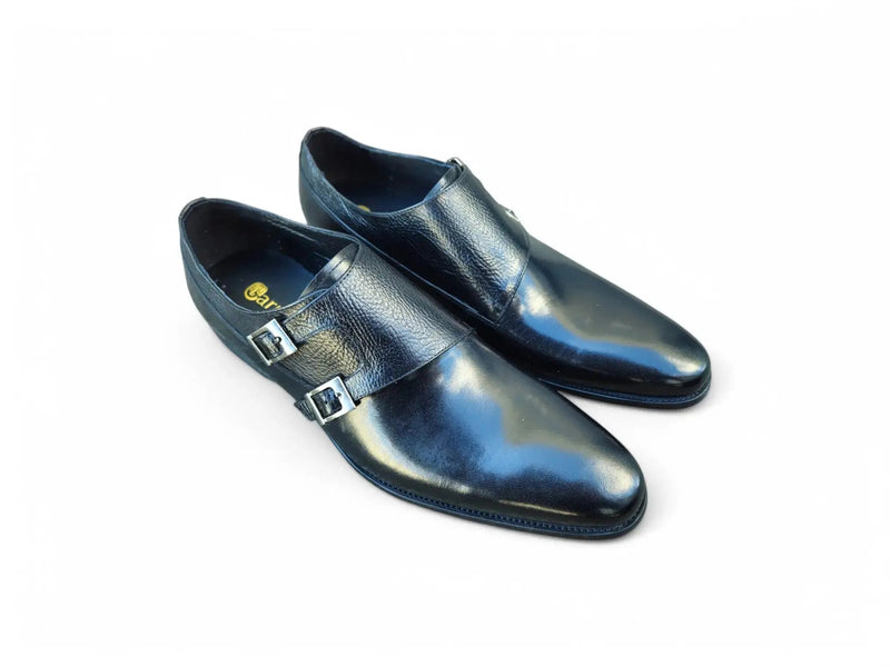 Carrucci Double Monk Loafer - Luxury Leather Slip-Ons