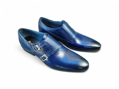 Carrucci Double Monk Loafer - Luxury Leather Slip-Ons