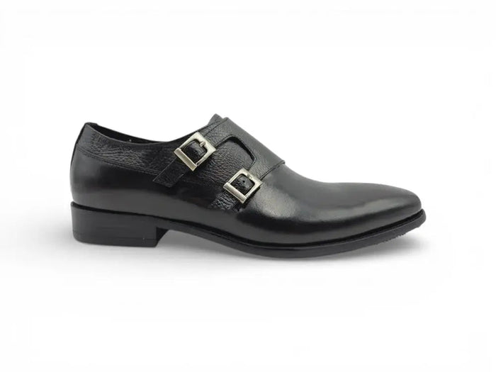 Carrucci Double Monk Loafer - Luxury Leather Slip-Ons