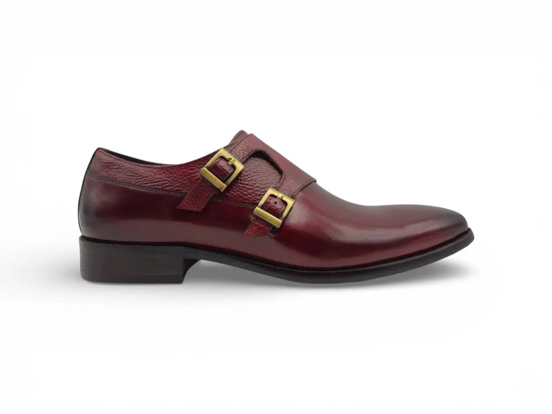Carrucci Double Monk Loafer - Luxury Leather Slip-Ons
