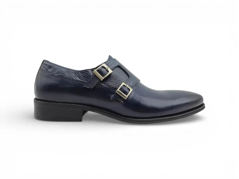 Carrucci Double Monk Loafer - Luxury Leather Slip-Ons