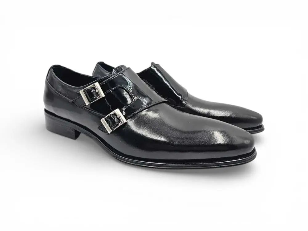 Carrucci Double Monk Loafer - Luxury Leather Slip-Ons