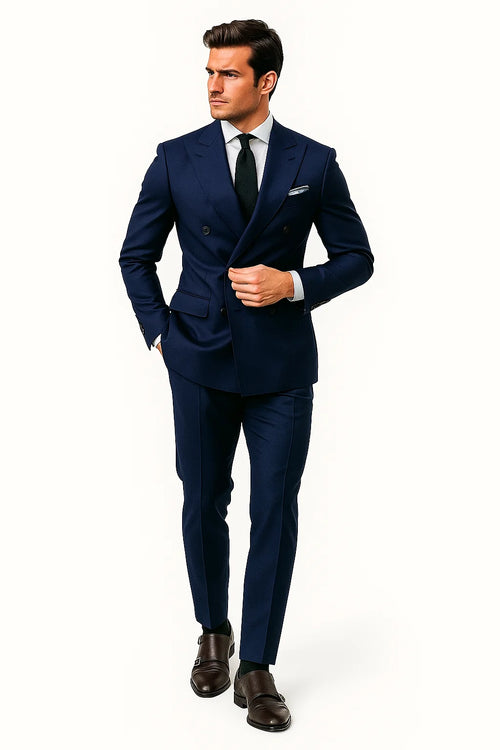 Double Breasted - Navy Suit