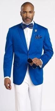 Dinner Jacket - Royal Blue - Mens Wholesale Blazers - AlbertoNardoniStore