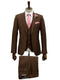 Effetti Suit Designer - 2 button Notch Lapel slim fit EF2N+V-8129 BROWN