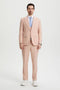 Mens Stacy Adams Suit - Stacy Adams Suit Men's Designer Suit - Beige, Vested One Button Peak Lapel