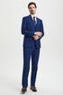 "Mens Stacy Adams Suit - Stacy Adams Suit Men's Two Button Vested Designer Suit in Indigo Blue"