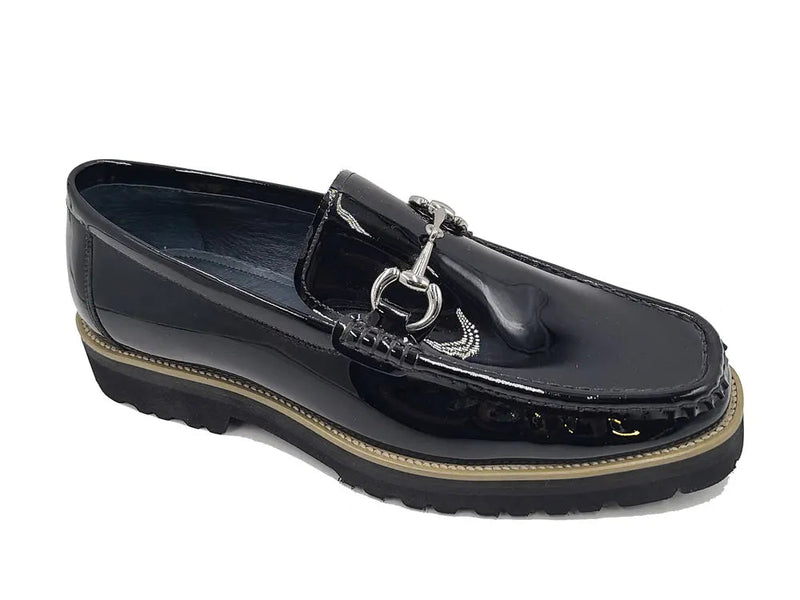 Carrucci Horse Bit Loafer in Lug Sole