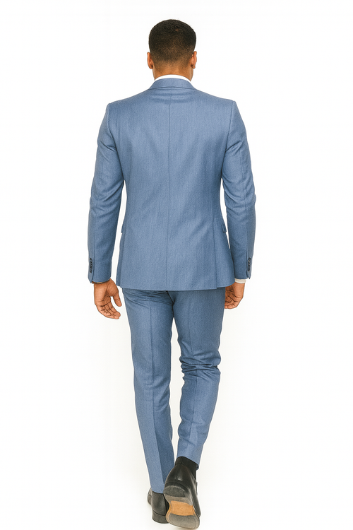 Dusty Blue Groomsmen Suits - Dusty Blue Suits
