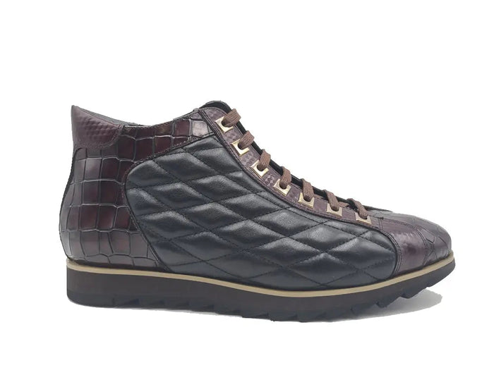 Carrucci Embossed Alligator High Top