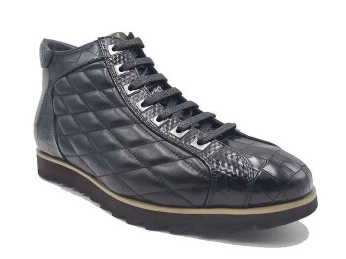 Carrucci Embossed Alligator High Top