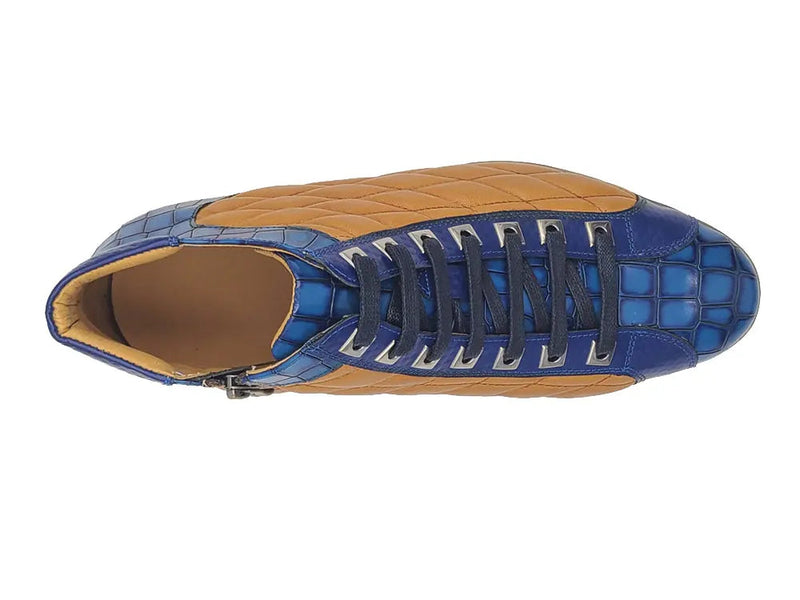 Carrucci Embossed Alligator High Top
