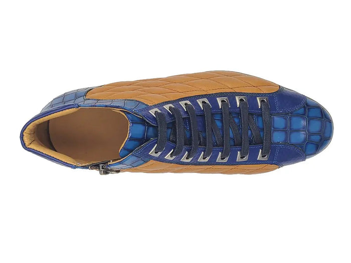 Carrucci Embossed Alligator High Top