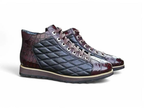 Embossed Alligator High Top Carrucci
