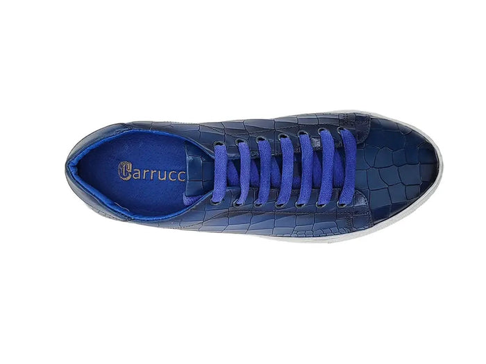 Carrucci Embossed Leather Fashion Sneaker