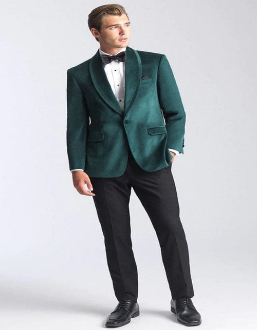 Venice Emerald Green Velvet Dinner Jacket (Separates)