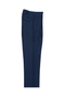Tiglio Luxe French Blue wool wide-leg pants. Solid rich blue. Straight fit with waistband, side pockets, and front pleats. Single back pocket with button.
