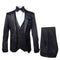 Modern Menâ€™s Black Suit â€“ Rossi Man Ford Slim Fit Design | RM1912