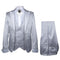 Rossi Man FORD RM1915 â€“ Men's Slim Fit 3-Piece Suit in Silver