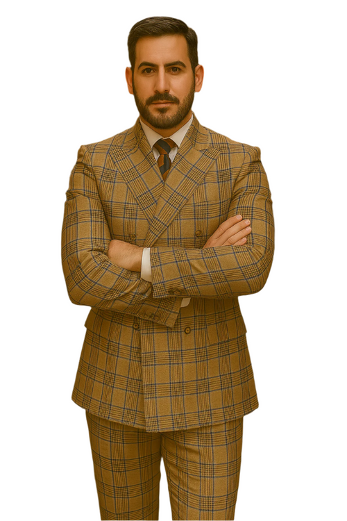 Rossiman Suits For Sale -  Mens Designer Suit - Fashion Suits - Fancy Khaki Suits
