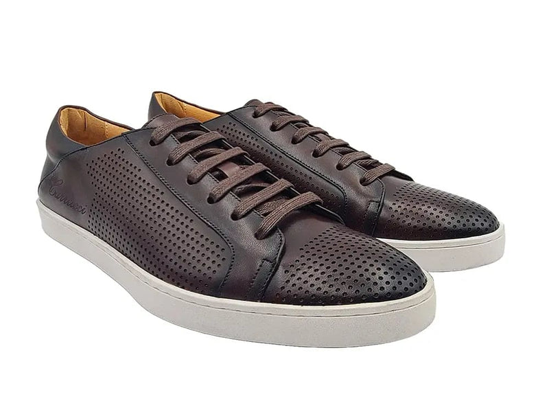 Carrucci Fashion Lace-up Leather Sneaker