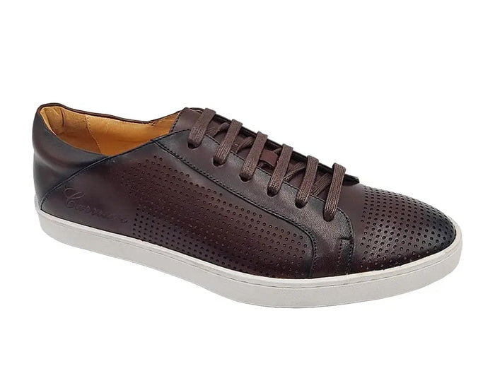 Carrucci Fashion Lace-up Leather Sneaker