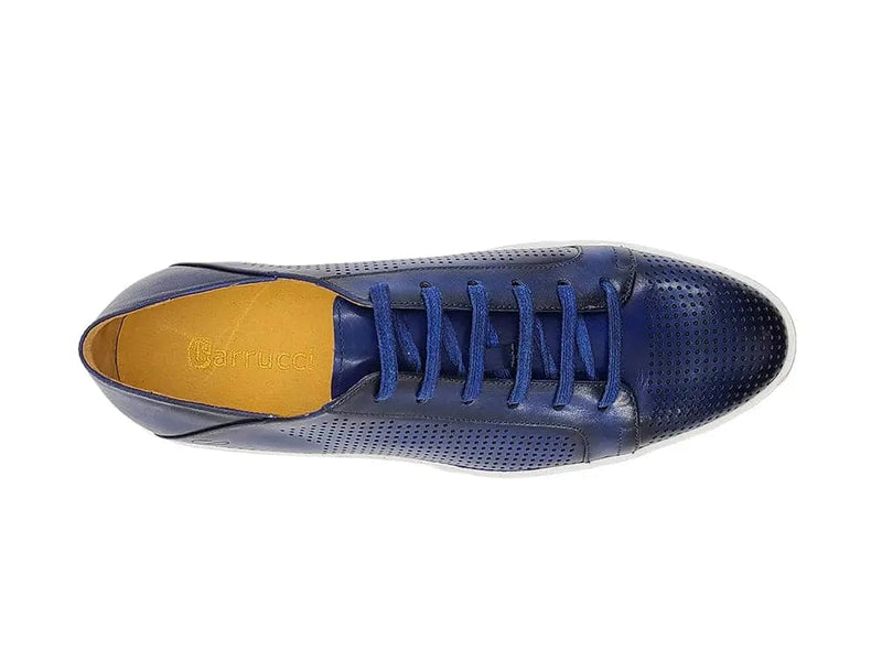 Carrucci Fashion Lace-up Leather Sneaker
