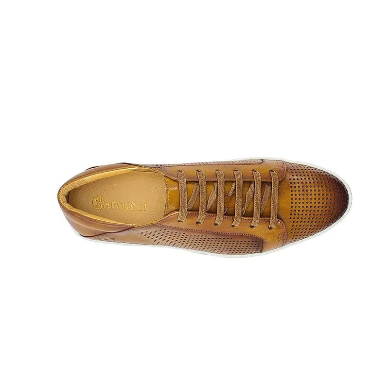 Carrucci Fashion Lace-up Leather Sneaker
