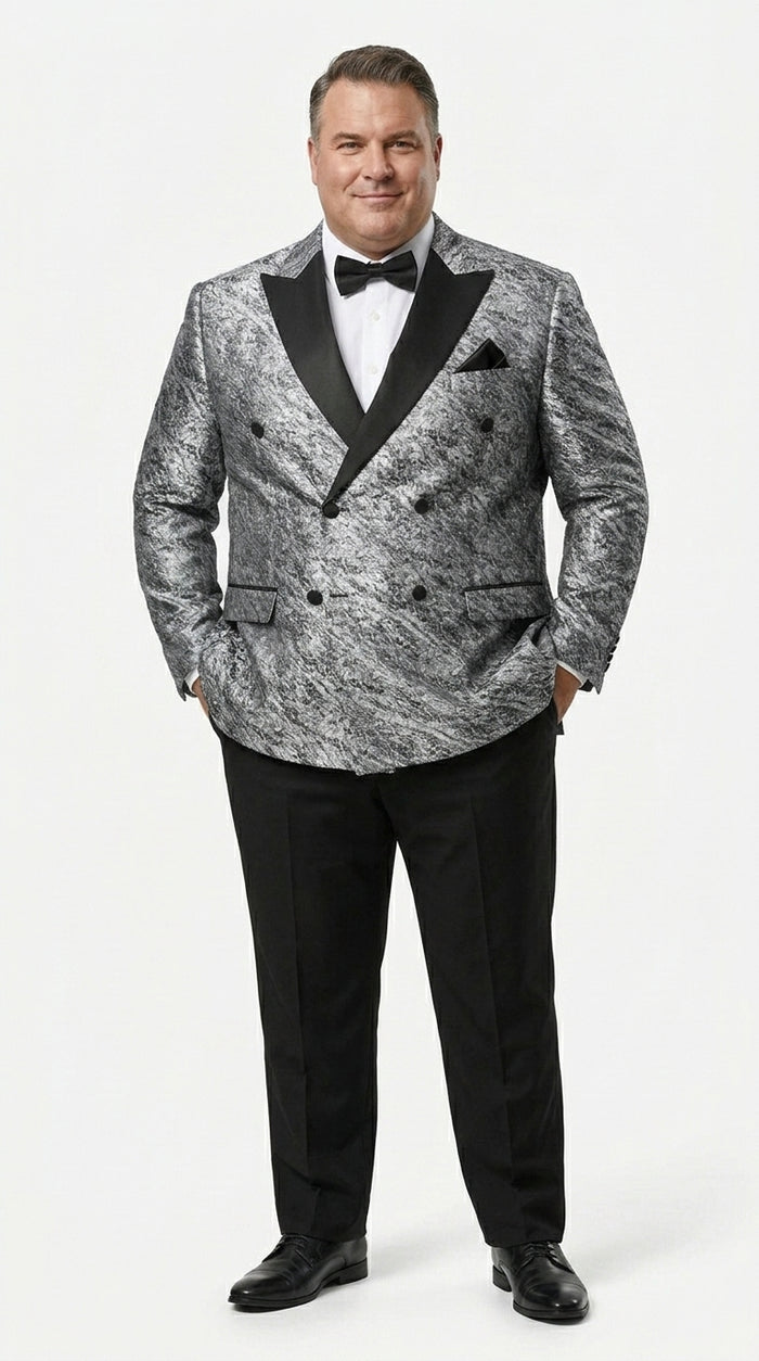Stacy Adams Men’s High Fashion Pattern Sport Coat, Hybrid Fit Formal Blazer in Red, Silver, Bronze and Purple