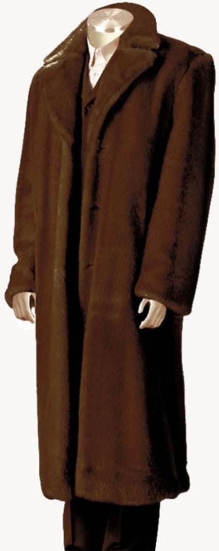 Mens  Brown Coat