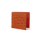 Mens Full Ostrich Quill Billfold Wallet in Cognac