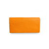 Smooth Ostrich Checkbook Cover in Buttercup