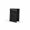 Mens Alligator Trifold Wallet in Black