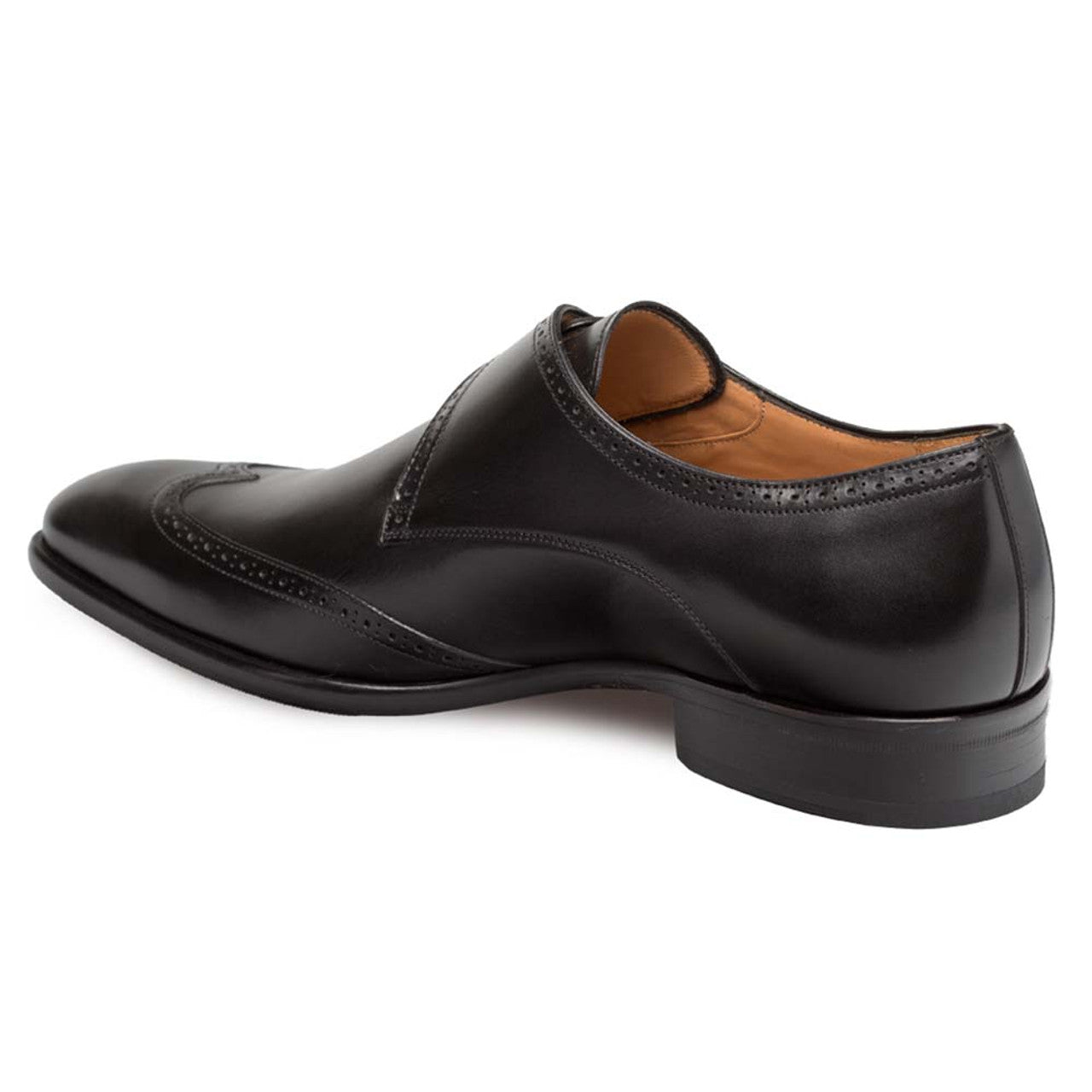 Mezlan Forest Black Wingtip Oxford for Men – Premium Calfskin Leather, Made in Spain
